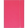 Papír gumis mappa Optima Fluo A4 pink 600 gr.