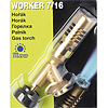 PB patronos gázégő 7/16"-os szeleppel WORKER 1,8 kW