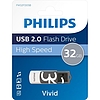 Pendrive 32GB Philips Vivid USB 2.0 füst kihajtós FM32FD05B / PH484231