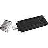 Pendrive 64GB Kingston USB-C 3.2 fekete DT70/64GB