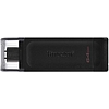 Pendrive 64GB Kingston USB-C 3.2 fekete DT70/64GB