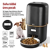 Pet Care állateledel adagoló, 4 L, fekete (H6001)