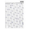 Plakátnaptár 2026 REALSYSTEM éves B/1 980x680mm kétoldalas