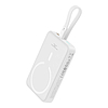 Power bank Baseus Magnetic Mini 10000mAh, USB-C 20W MagSafe fehér (P10022109223-00)