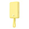 Power bank Baseus Magnetic Mini 10000mAh, USB-C 20W MagSafe sárga (P10022109Y23-00)