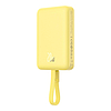 Power bank Baseus Magnetic Mini 10000mAh, USB-C 20W MagSafe sárga (P10022109Y23-00)