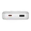 Powerbank Baseus Comet 20000 mAh, USB vagy USB-C, 22,5 W, fehér (PPMD020102)