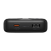 Powerbank Baseus Comet USB-USB-C kábellel, 10000 mAh, 22,5 W, fekete (PPMD020001)