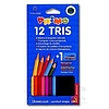 Primo színesceruza készlet 12db-os + hegyező normál háromszög 515TRIS12