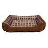 Puha ágy kanapé kutyának 75 x 58 x 19 cm méretű. L barna (8711252180090BROWN)