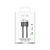 Puro 12W TPE USB-A - microUSB 2m kábel - fekete