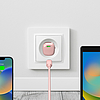 Puro 20W GaN USB-C fali töltő - Rózsaszín (176885)