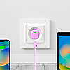 Puro 20W GaN USB-C fali töltő - Rózsaszín (183698)