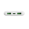 Puro DAILY 10 PLUS külső akkumulátor 10000mAh 2x USBA / 1x USB-C 22.5W - fehér