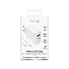 Puro Daily Prolite 45W USB-C USB-A Power Delivery töltő USB-C kábellel - fehér