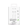 Puro Fabrik 4 240W fonott USB-C - USB-C 1m kábel - fehér