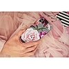 PURO Glam Geo Flowers - iPhone Xs Max tok Pink Peonies (IPCX65GEOFLO2BLK)