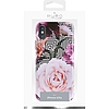 PURO Glam Geo Flowers - iPhone Xs / X rózsaszín bazsarózsa tok (IPCXCGEOFLO2BLK)