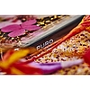 PURO Glam Hippie Chic Cover - iPhone XR tok igazi zöld virágszirmok (IPCX61HIPPIEC5GRN)