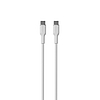 PURO ICON puha kábel - Kábel USB-C és USB-C 1,5 m fehér (PUUSBCUSBCICONWHI)