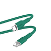 PURO ICON puha kábel - USB-C kábel 1,5 m-es USB-C-hez Jade (PUUSBCUSBCICONDKGRN)