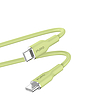 PURO ICON puha kábel - USB-C kábel 1,5 m-es USB-C-hez Matcha zöld (PUUSBCUSBCICONLGRN)