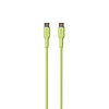 PURO ICON puha kábel - USB-C kábel 1,5 m-es USB-C-hez Matcha zöld (PUUSBCUSBCICONLGRN)
