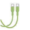 Puro ICON USB-C - USB-C kábel 1,5 m - zöld