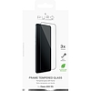 PURO keretes edzett üveg - Oppo A94 5G edzett üveg védőüveg fekete keret (SDGFRA94OPBLK)