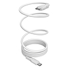 Puro Magnetic USB-C - USB-C 60W USB 3.2 (20 Gbps) 1m mágneses kábel - fehér