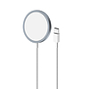 Puro Magnetico induktív töltő MagSafe-fel 1m - kék
