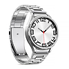 Puro METAL rozsdamentes acél szíj Samsung Galaxy Watch 4 / 4 Classic / 5 / 5 Pro / 6 / 6 Classic okosórához - ezüst