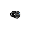 Puro Mini 30W Power Delivery 2 x USB-C autós töltő - fekete