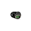 Puro Mini 30W Power Delivery USB-C USB-A autós töltő - fekete