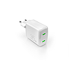 Puro MiniPro 35W GaN 2xUSB-C fali töltő - fehér