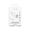 Puro PROLITE 10W 2x USB-A fali töltő + USB-A - USB-C kábel 1.2m - fehér
