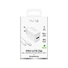 Puro PROLITE 10W USB-A fali töltő + USB-A - USB-C kábel 1.2m - fehér