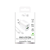 Puro PROLITE 20W USB-A / USB-C fali töltő + USB-C - USB-C kábel 1.2m - fehér