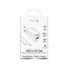 Puro PROLITE 30W USB-A / USB-C fali töltő + USB-C - USB-C kábel 1.2m - fehér