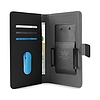 PURO Smart Wallet - Univerzális tok tartóval fényképezéshez, kártya- és pénzzsebekkel, XXL méret fekete (UNIWALLET3BLKXXL)