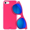 PURO Sunny Kit - Tokkészlet iPhone SE 2022/2020 / 8/7 + összecsukható napszemüveghez rózsaszín (IPC747SUNNYKIT1PNK)
