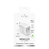 Puro Super Mini 45W PD GaN USB-C fali töltő - fehér