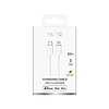 Puro TPE 20W USB-C - Lightning kábel 2m - Fehér