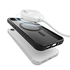 Puro TPU tok "GRADIENT" MagSafe védőfóliával és színátmenetes hatással iPhone 16E-hez, fekete