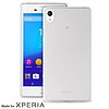 PURO Ultra Slim "0.3" Cover MFX - Tokkészlet + fólia Xperia M4 AQUA képernyőhöz áttetsző (SNYXM4AQUA03TR)