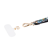 Puska papír telefoncsukló - univerzális telefonzsinór Garden Party Blue (RP050230)