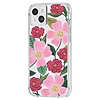 Puskapapír átlátszó - arany színben díszített tok iPhone 14 Plus Rose Garden telefonhoz (RP049820)