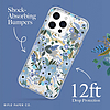 Puskapapír átlátszó MagSafe - iPhone 15 Pro Max tok Garden Party Blue (RP051610)