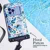 Puskapapír vízálló úszó tasak - Vízálló tok okostelefonokhoz 6,7"-ig Garden Party Blue (RP050044)