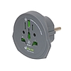 Q2POWER 1.100100-TH utazóadapter, World to Europe, bemeneti feszültség: 100-250 V, 16 A, teljesítmény: 100V-1600W/250V-4000W